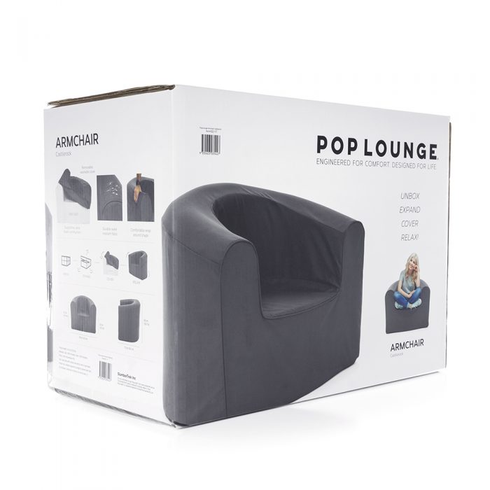 Image of the pop lounge foam armchair box