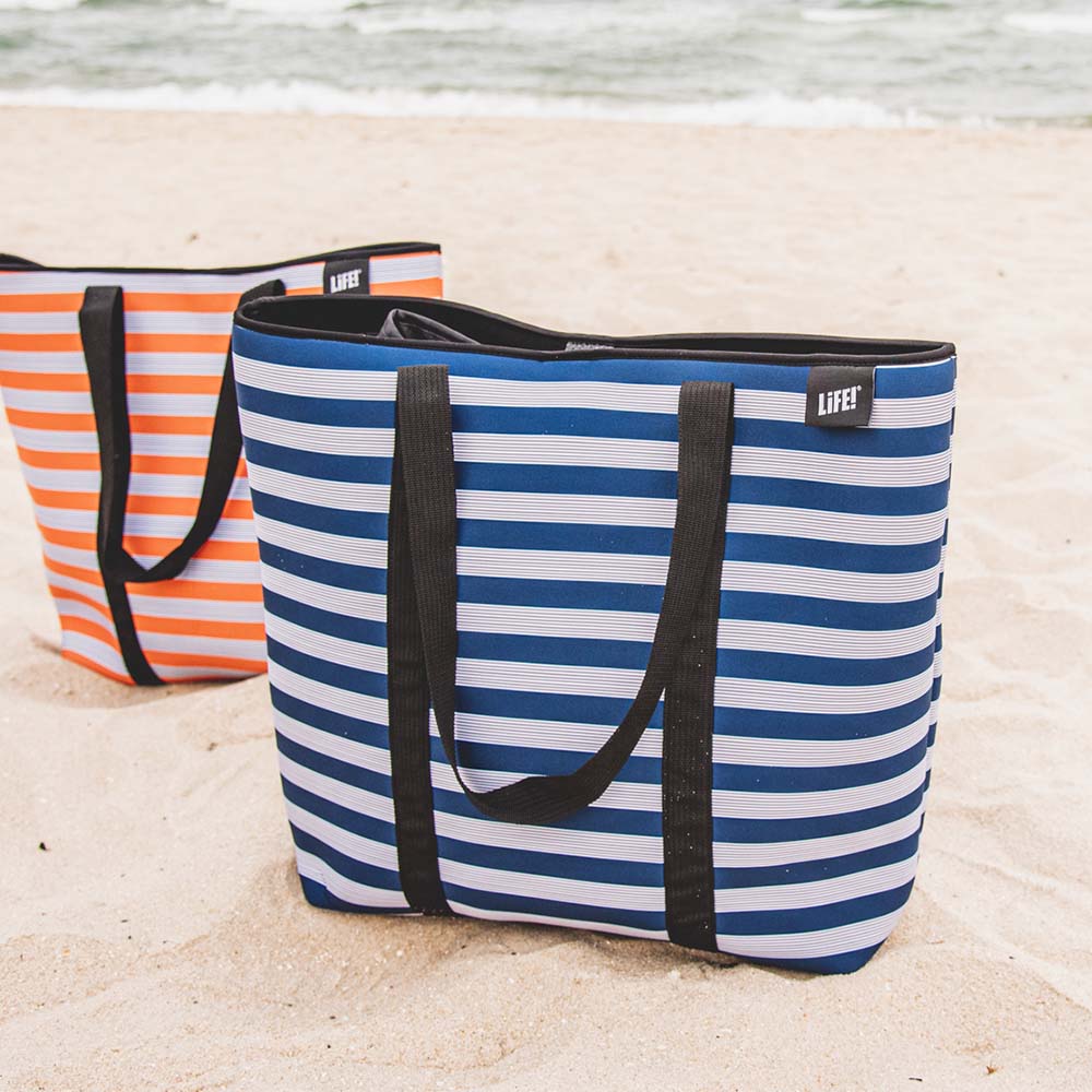 Destination Label | Reusable Cotton Shopping Beach Tote Bag - Coogee  Curves, Coogee Beach, Sydney, Australia – 123home